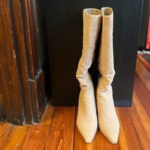 Vince Camuto Derika Tan Suede Leather Boot